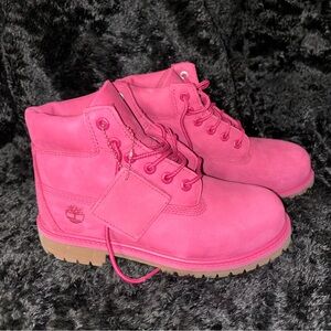 Timberland Kids Pink Boots